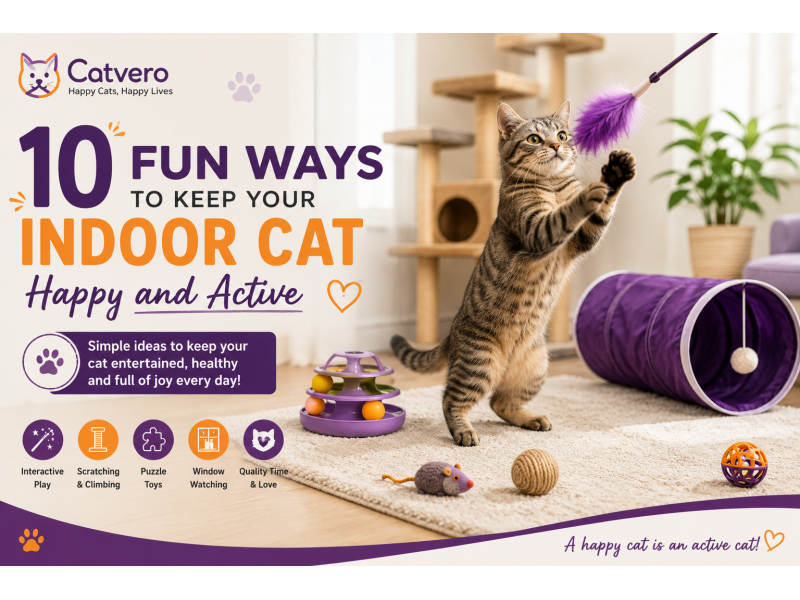 10 Fun Ways to Keep Your Indoor Cat Happy and Active