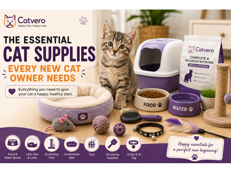 The Essential Cat Supplies Every New Cat Owner Needs