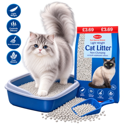 Best-in Lightweight Non-Clumping Cat Litter 5L