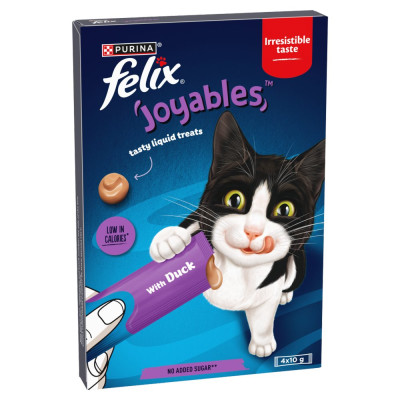 FELIX Joyables Liquid with Duck Cat Treat 4x10g