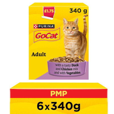 GO-CAT Chicken & Duck with Vegetables Adult Dry Cat Food