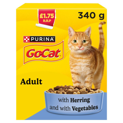 GO-CAT Herring with Vegetables Adult Dry Cat Food